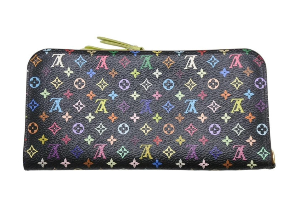 LOUIS VUITTON Portefeuille Insolite Pistache Bi fold Wallet Monogram Multicolor